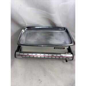 Vintage Kitchen Scale Soehnle German 500 Gramm White Decor Farmhouse